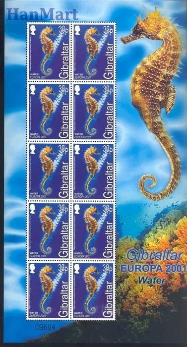 Znaczek Gibraltar 2001 Mi ark 962-965 Czyste **