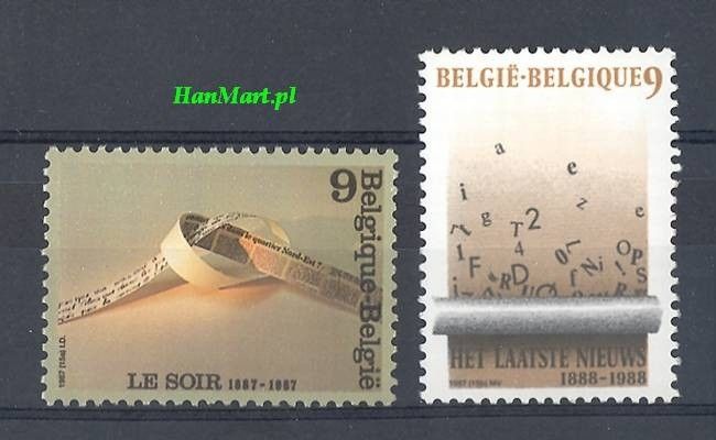 Znaczek Belgia 1987 Mi 2323-2324 Czyste **