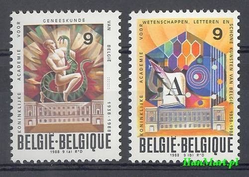 Znaczek Belgia 1988 Mi 2348-2349 Czyste **