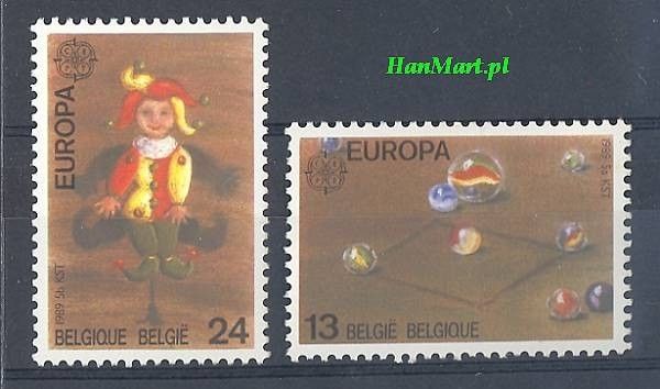 Znaczek Belgia 1989 Mi 2375-2376 Czyste **