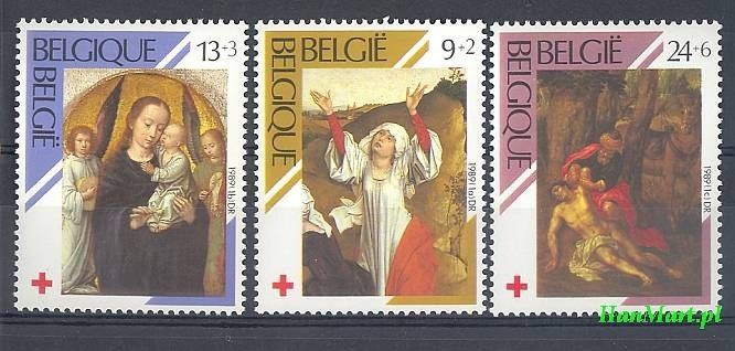 Znaczek Belgia 1989 Mi 2364-2366 Czyste **