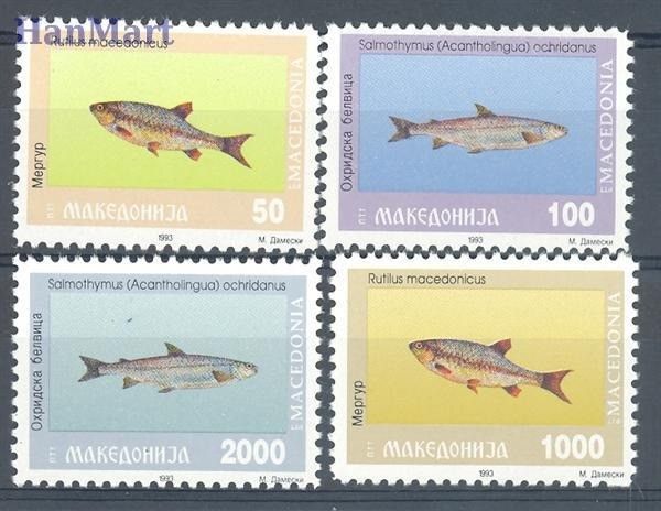 Znaczek Macedonia 1993 Mi 8-11 Czyste **