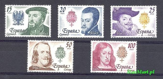 Znaczek Hiszpania 1979 Mi 2444-2448 Czyste **