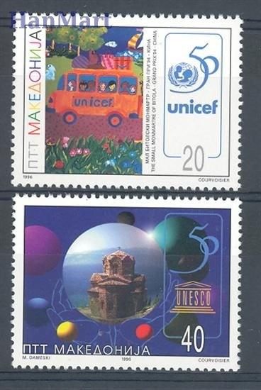 Znaczek Macedonia 1993 Mi 91-92 Czyste **