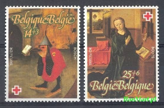 Znaczek Belgia 1991 Mi 2450-2451 Czyste **