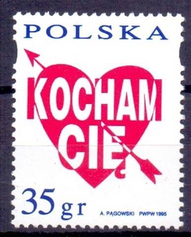 Znaczek Polska 1995 Mi 3518I Fi 3370I Czyste **