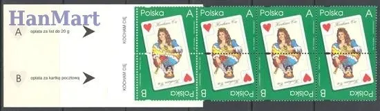 Znaczek Polska 1997 Mi mh 1 Fi mh 10 Czyste **
