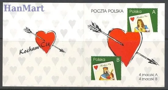 Znaczek Polska 1997 Mi mh 1 Fi mh 10 Czyste **