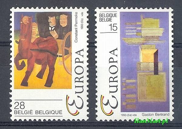 Znaczek Belgia 1993 Mi 2553-2554 Czyste **