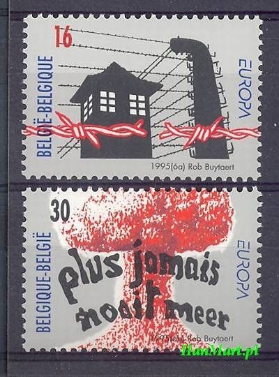 Znaczek Belgia 1995 Mi 2649-2650 Czyste **
