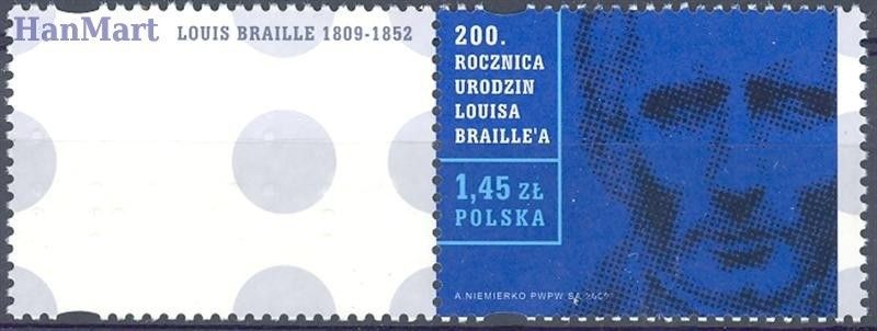 Znaczek Polska 2009 Mi zf 4407 Fi zf 4257 Czyste **