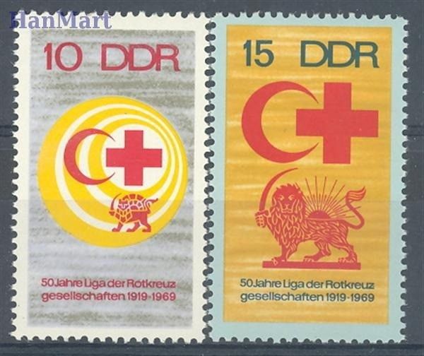 Znaczek NRD / DDR 1969 Mi 1466-1467 Czyste **