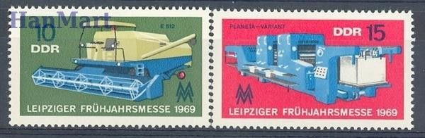 Znaczek NRD / DDR 1969 Mi 1448-1449 Czyste **