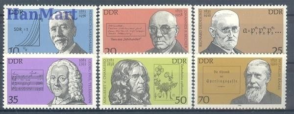 Znaczek NRD / DDR 1981 Mi 2603-2608 Czyste **