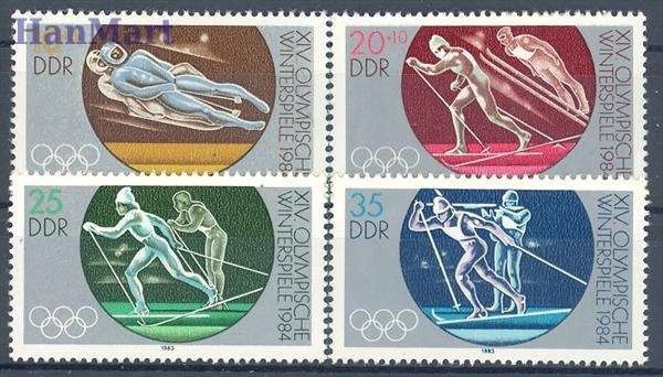 Znaczek NRD / DDR 1983 Mi 2839-2842 Czyste **