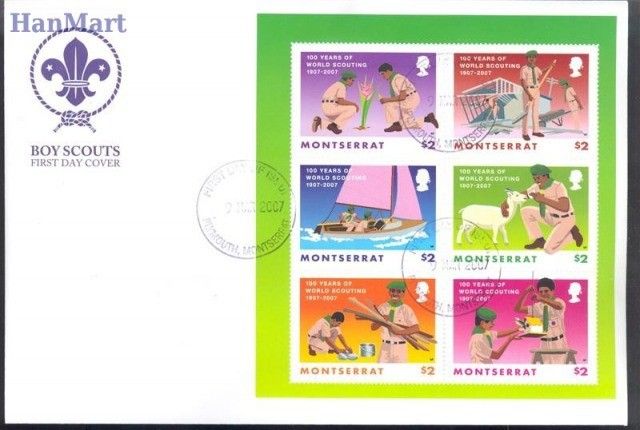 Znaczek Montserrat 2007 Mi 1353-1358 FDC