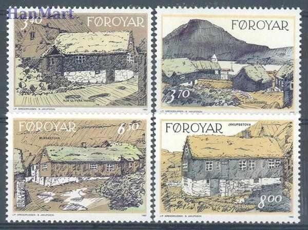 Znaczek Wyspy Owcze 1992 Mi 239-242 Czyste **