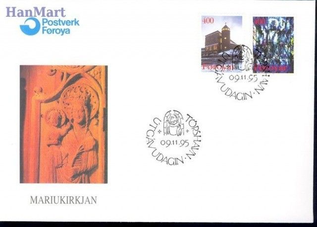Znaczek Wyspy Owcze 1995 Mi 289-290 FDC