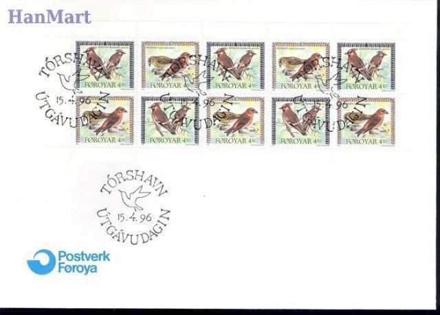 Znaczek Wyspy Owcze 1996 Mi mh 11 FDC