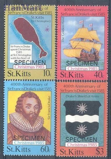 Znaczek Saint Kitts 1985 Mi 168-171 Czyste **