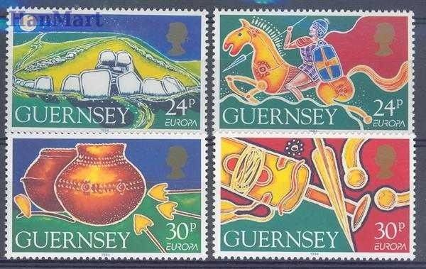 Znaczek Guernsey 1994 Mi 635-638 Czyste **