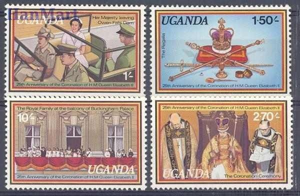 Znaczek Uganda 1979 Mi 195-198 Czyste **