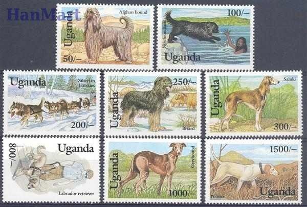 Znaczek Uganda 1993 Mi 1212-1219 Czyste **