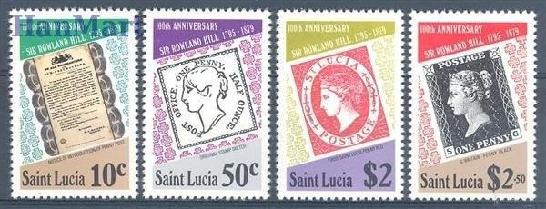 Znaczek Saint Lucia 1979 Mi 467-470C Czyste **