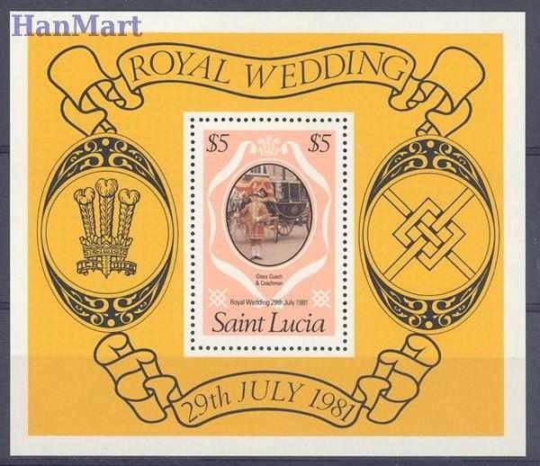 Znaczek Saint Lucia 1981 Mi bl 29 Czyste **
