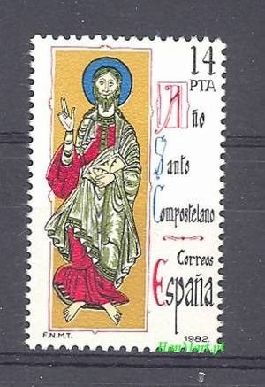 Znaczek Hiszpania 1982 Mi 2537 Czyste **