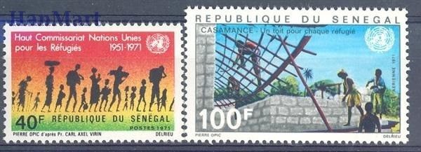 Znaczek Senegal 1971 Mi 446-447 Czyste **