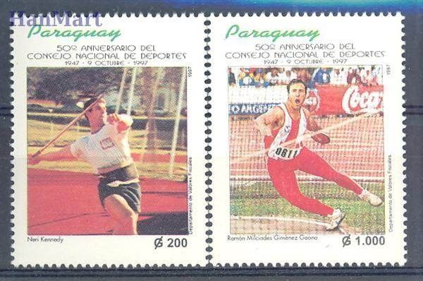 Znaczek Paragwaj 1997 Mi 4748-4749 Czyste **