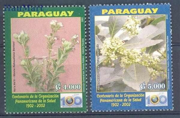 Znaczek Paragwaj 2002 Mi 4882-4883 Czyste **