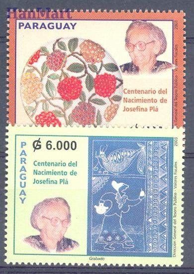 Znaczek Paragwaj 2003 Mi 4894-4895 Czyste **