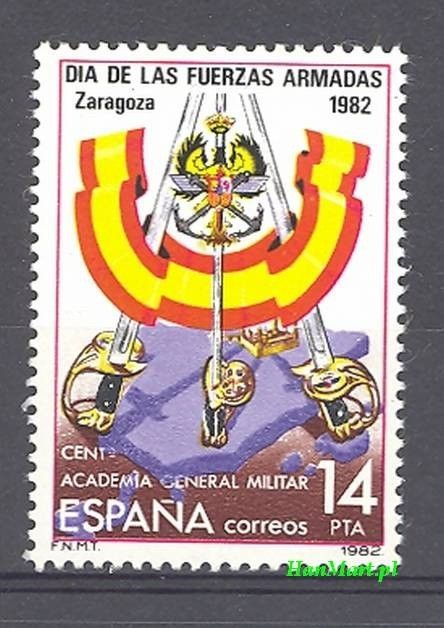 Znaczek Hiszpania 1982 Mi 2547 Czyste **
