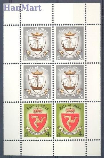 Znaczek Wyspa Man 1979 Mi h-blatt 3 Czyste **