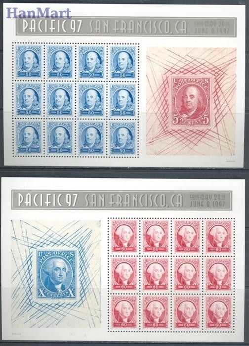 Znaczek USA 1997 Mi ark 2830-2831 Czyste **