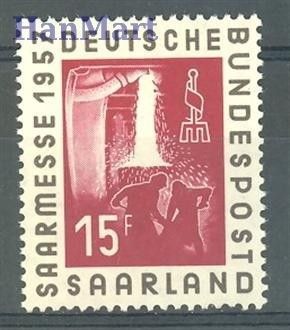 Znaczek Saara 1957 Mi 400 Czyste **