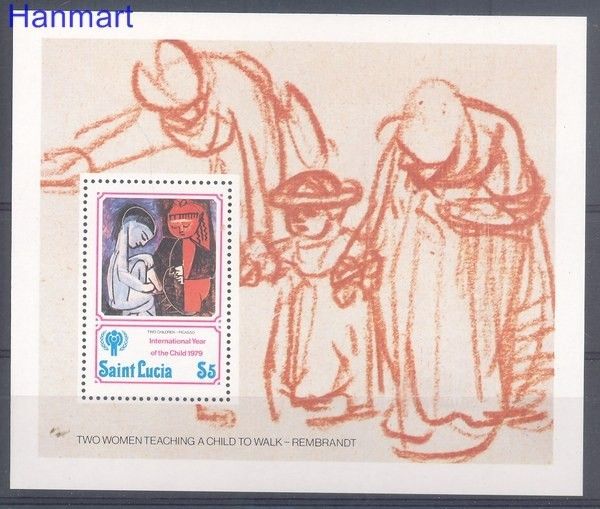 Znaczek Saint Lucia 1979 Mi bl 17 Czyste **