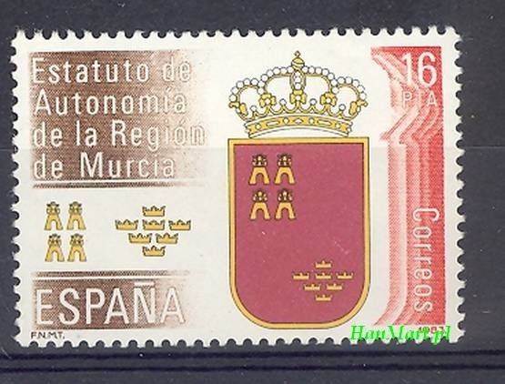 Znaczek Hiszpania 1983 Mi 2601 Czyste **
