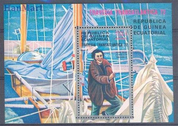 Znaczek Gwinea Równikowa 1973 Mi bl 53 Czyste **