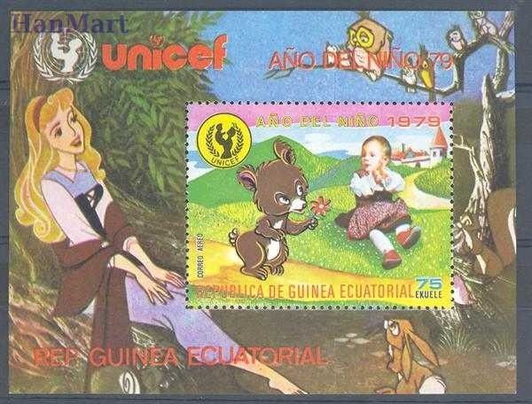 Znaczek Gwinea Równikowa 1979 Mi bl 314 Czyste **
