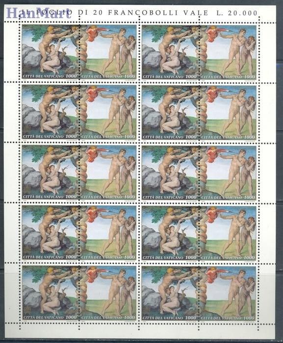 Znaczek Watykan 1994 Mi ark 1107-1114 Czyste **