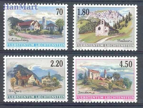 Znaczek Liechtenstein 2001 Mi 1262-1265 Czyste **
