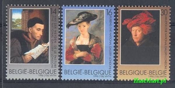 Znaczek Belgia 1996 Mi 2707-2709 Czyste **