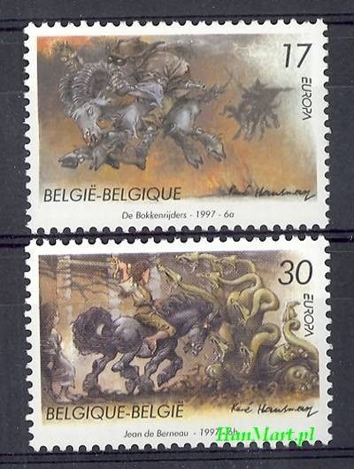 Znaczek Belgia 1997 Mi 2745-2746 Czyste **