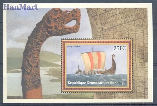Znaczek Kongo Kinszasa / Zair 2001 Mi bl 104 Czyste **
