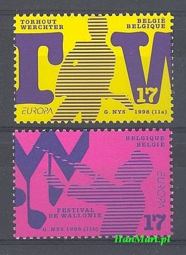 Znaczek Belgia 1998 Mi 2810-2811 Czyste **