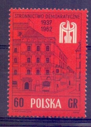 Znaczek Polska 1962 Mi 1355 Fi 1207 Czyste **