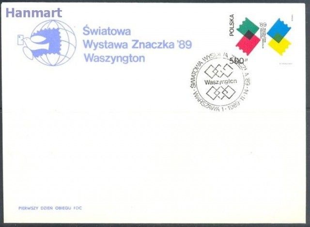 Znaczek Polska 1989 Mi 3229 Fi 3081 FDC